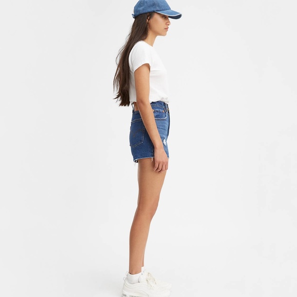 LEVI’S RIBCAGE HIGH RISE SHORTS  W25 - Picture 5 of 10